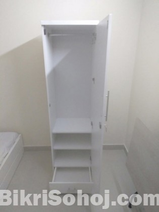 White Single Wardrobe